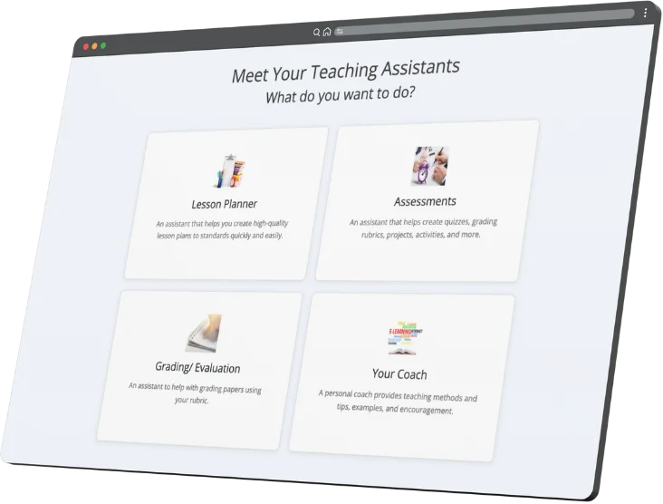 Choose your teaching assistant