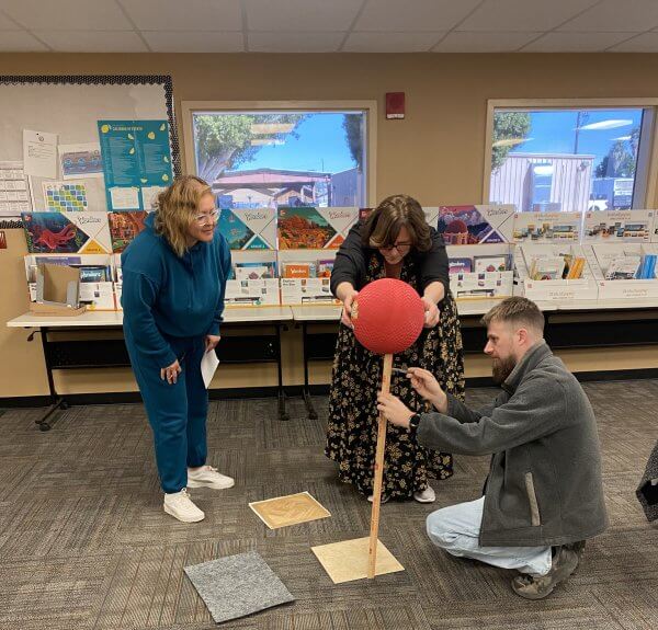 Somerton PD Science Activity 2 cropped Inquiry-based science training for teachers - participating in a hands-on Engineering Design and Science Institute by EdforTech.