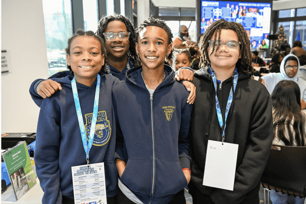 Student participants at E-STEAM self-esteem through STEM event in Oklahoma City