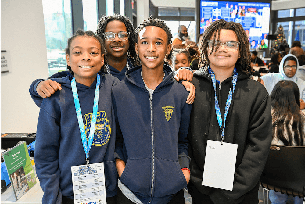 Student participants at E-STEAM self-esteem through STEM event in Oklahoma City