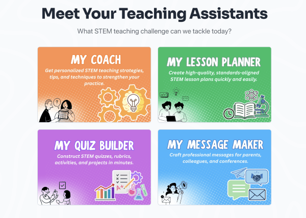 My STEM Coach Assistants for Teachers page